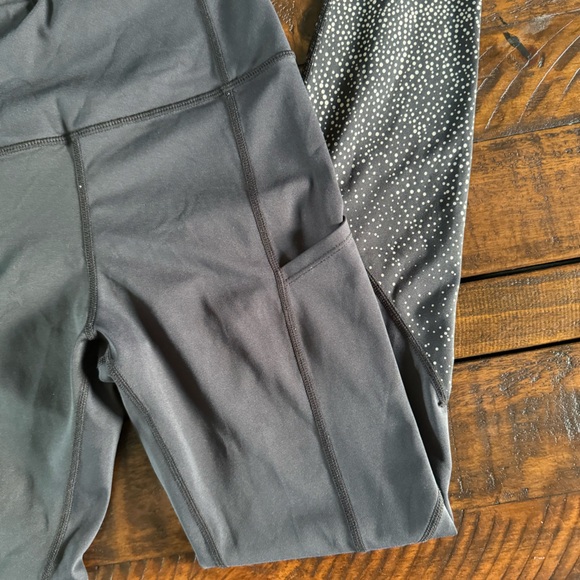 Zyia Black Reflective Pocket Light N Tight Hi-rise 7/8 26” Leggings Size 2 - Picture 5 of 10